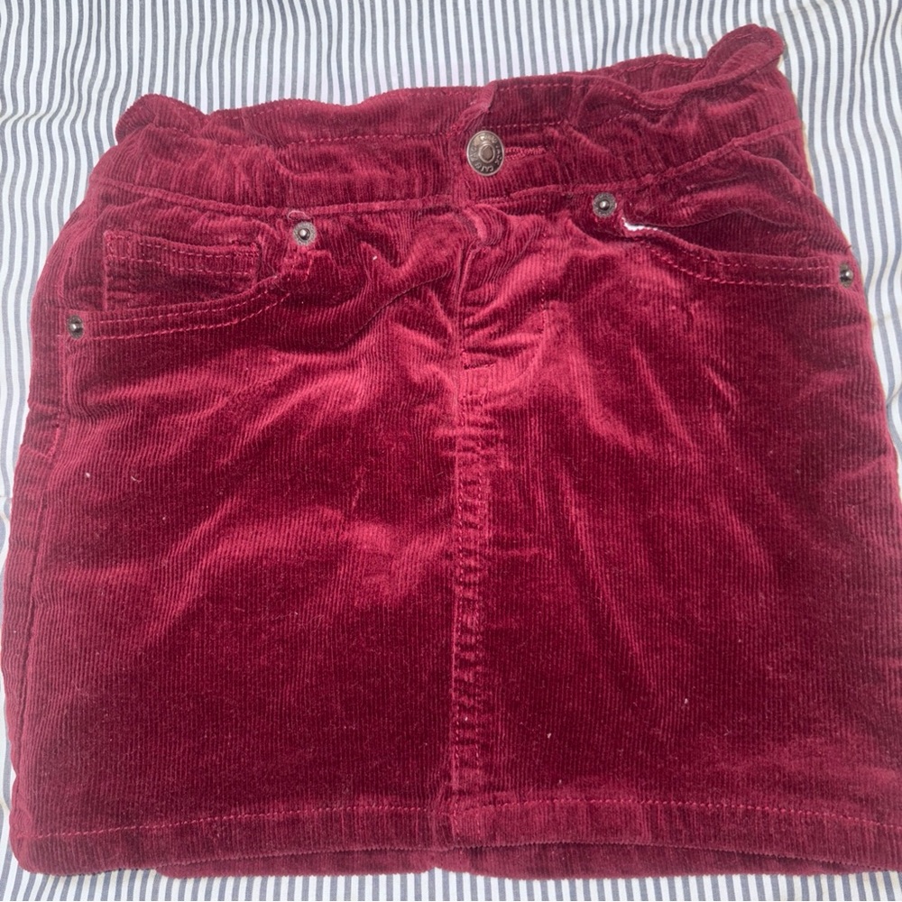 Small 6/6X Cat & Jack Red Mini Pencil Skirt Casual
